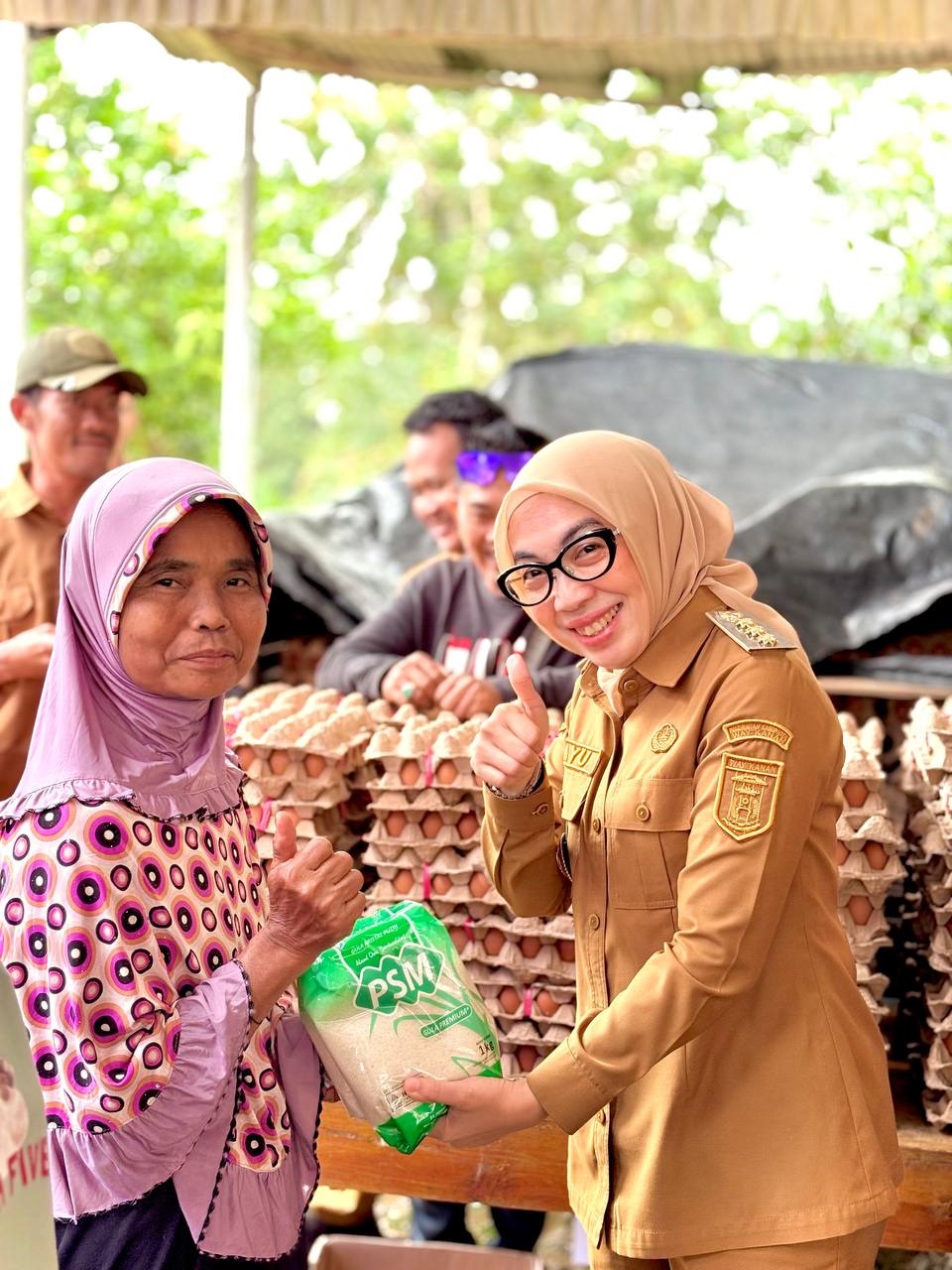 Subsidi Rp5.000 per Kilogram, Bupati Waykanan Buka Operasi Pasar Murah di Kasui