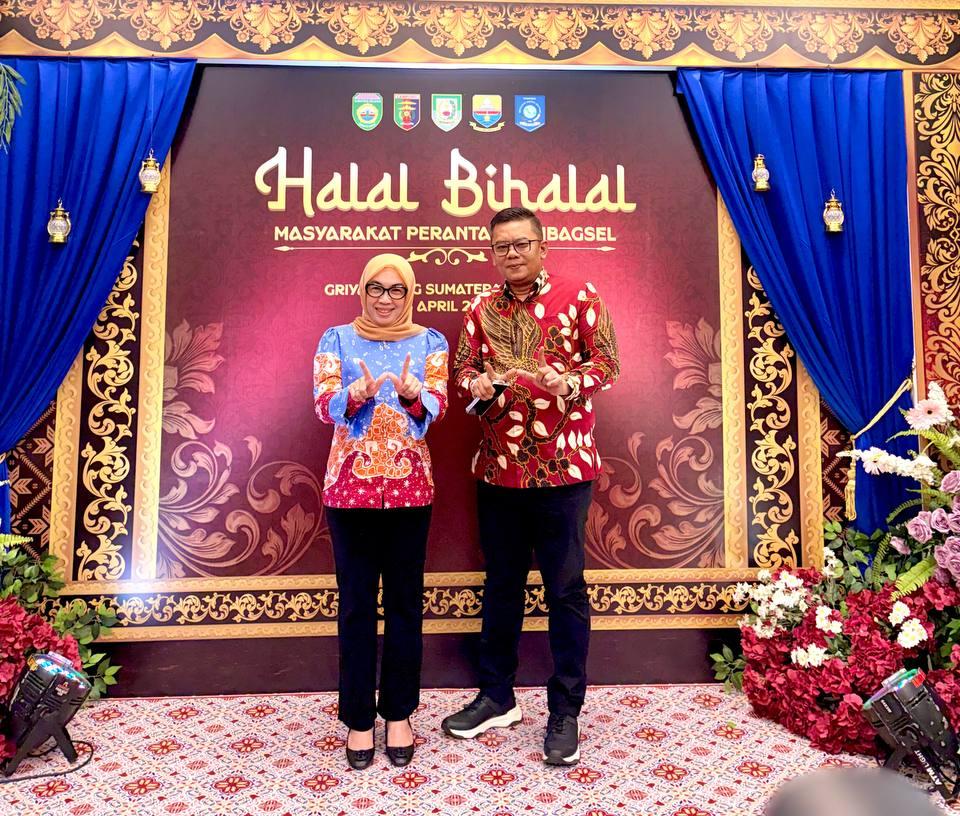 Bupati Way Kanan Hadiri Halal Bihalal Sumbagsel di Griya Agung