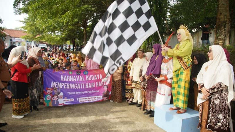 Karnaval Budaya PAUD Meriahkan HUT Way Kanan