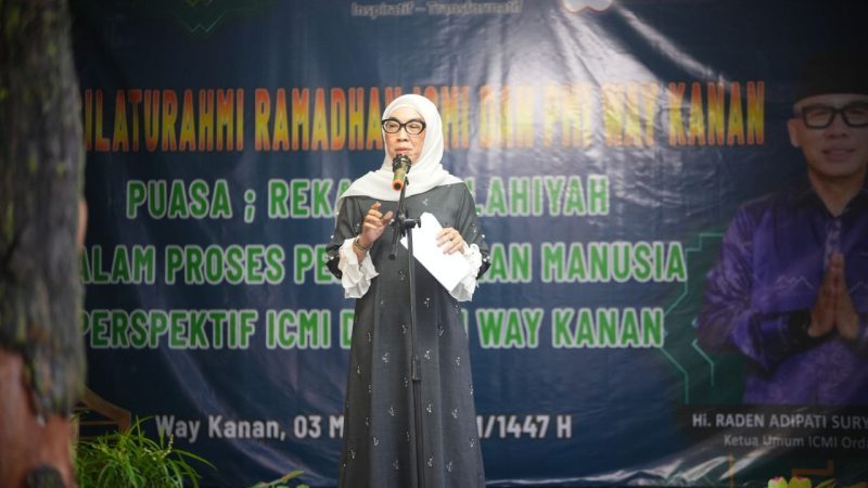 Silaturahmi Ramadan PMI dan ICMI Perkuat Sinergi di Way Kanan