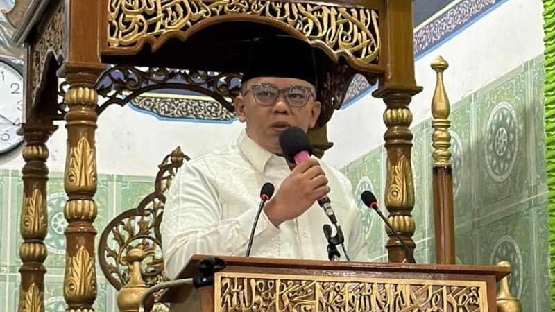 Sekda Way Kanan Sampaikan Pesan Idul Fitri Bupati