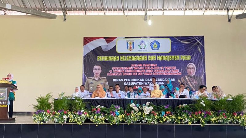 Bupati Waykanan Kukuhkan Bunda PAUD Delapan Kecamatan